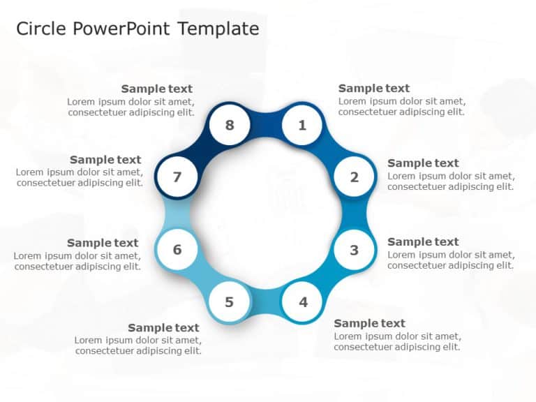 Circle Shape Template Collection for PowerPoint & Google Slides Theme 9