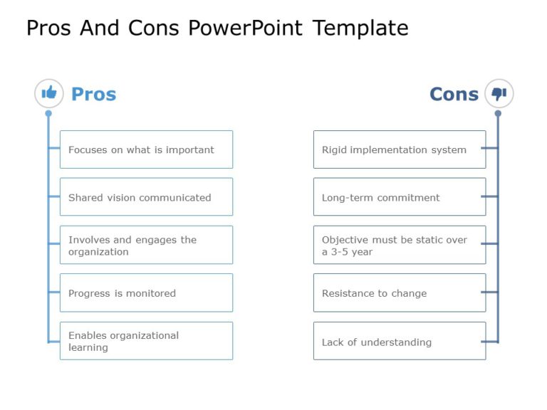 Pros And Cons Templates for PowerPoint & Google Slides Theme 9