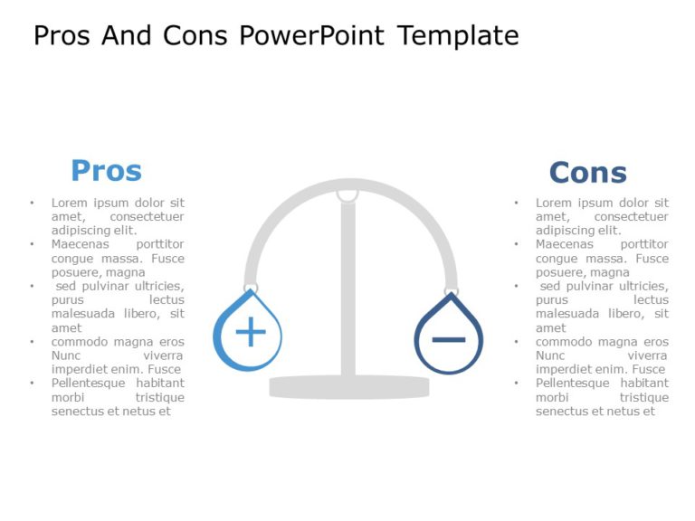 Pros And Cons Templates for PowerPoint & Google Slides Theme 12