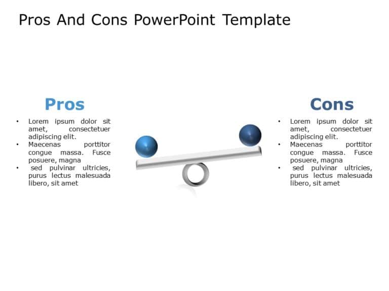 Pros And Cons Templates for PowerPoint & Google Slides Theme 13