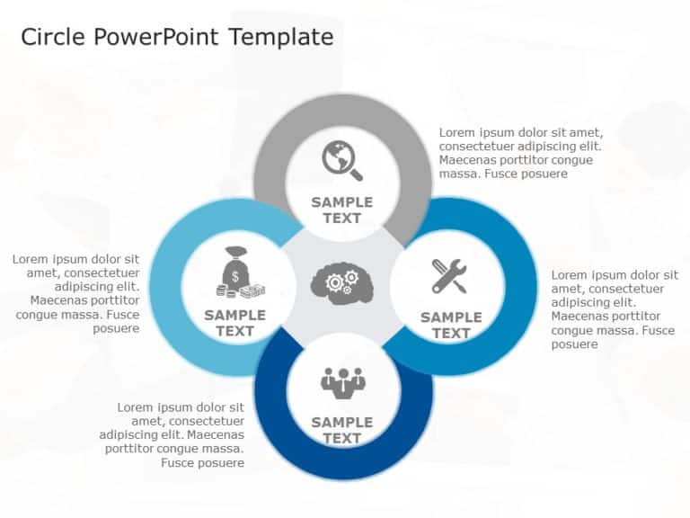 Circle Shape Template Collection for PowerPoint & Google Slides Theme 15