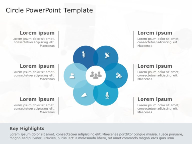 Circle Shape Template Collection for PowerPoint & Google Slides Theme 16