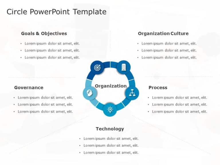 Circle Shape Template Collection for PowerPoint & Google Slides Theme 18