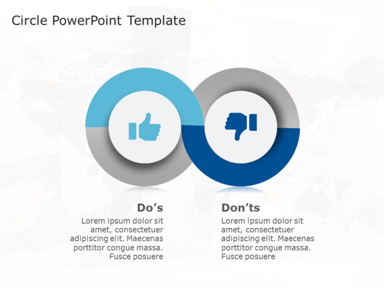 Circle Shape Template Collection for PowerPoint & Google Slides Theme 19