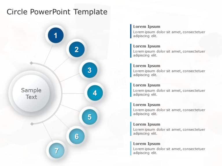 Circle Shape Template Collection for PowerPoint & Google Slides Theme 20