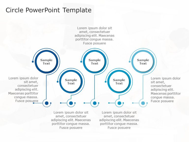 Circle Shape Template Collection for PowerPoint & Google Slides Theme 23