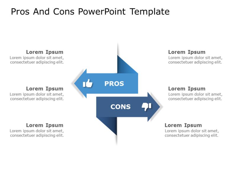 Pros And Cons Templates for PowerPoint & Google Slides Theme 2