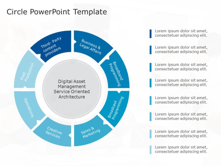 Circle Shape Template Collection for PowerPoint & Google Slides Theme 2