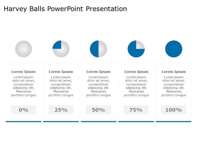 Harvey Balls Template Collection for PowerPoint & Google Slides Theme 8