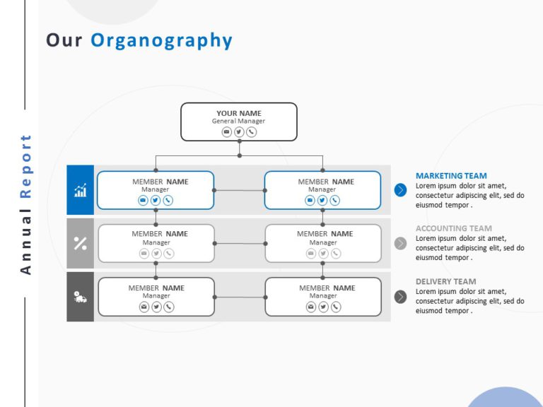 Corporate Annual Report PowerPoint Template & Google Slides Theme 3