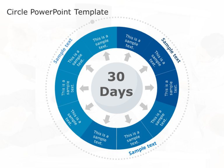 Circle Shape Template Collection for PowerPoint & Google Slides Theme 3