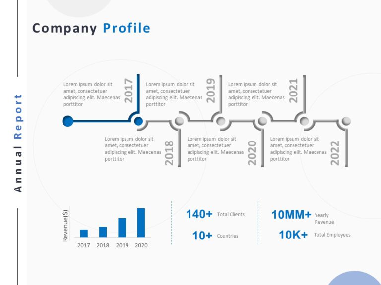 Corporate Annual Report PowerPoint Template & Google Slides Theme 4