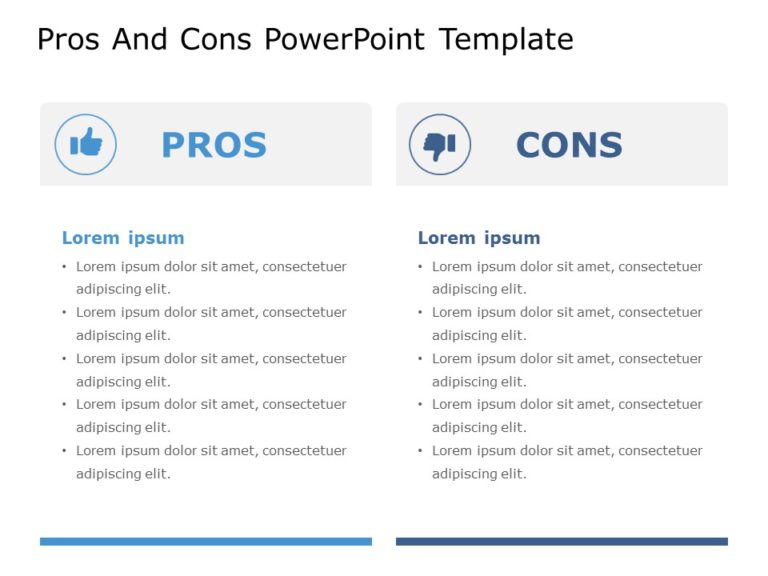 Pros And Cons Templates for PowerPoint & Google Slides Theme 6