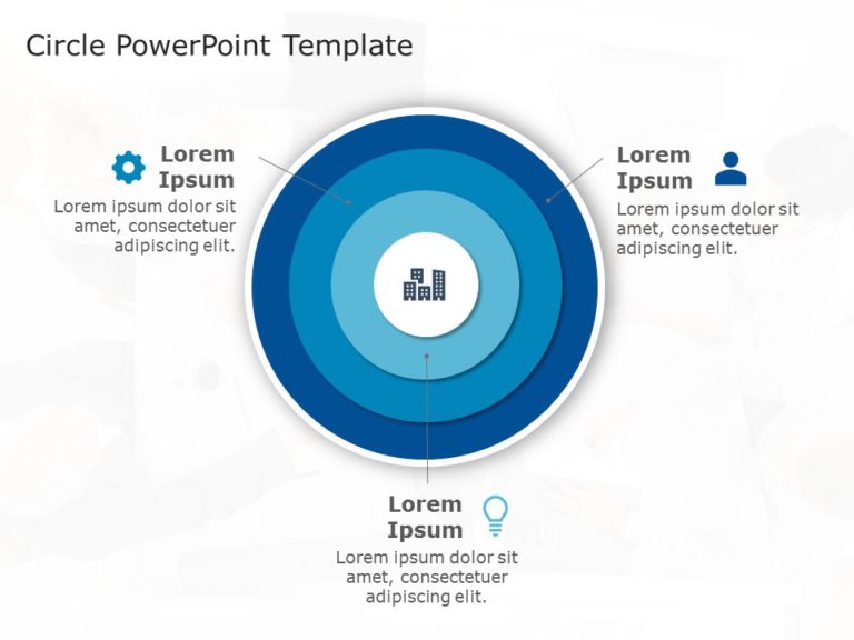 Circle Shape Template Collection for PowerPoint & Google Slides Theme 7