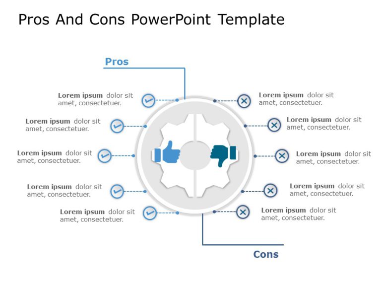 Pros And Cons Templates for PowerPoint & Google Slides Theme 7