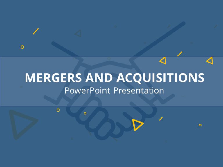 Mergers and Acquistions PowerPoint Template