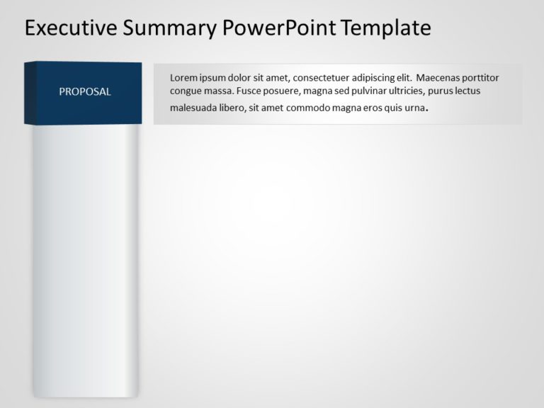 Animated Executive Summary 14 PowerPoint Template