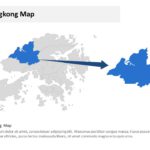 Editable Asia Maps in PowerPoint & Google Slides Theme 9