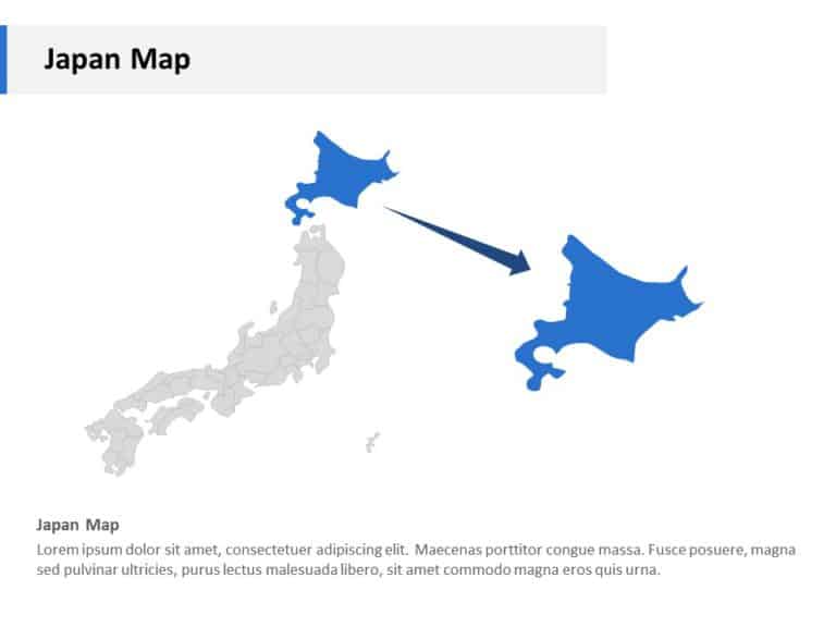 Editable Asia Maps in PowerPoint & Google Slides Theme 10