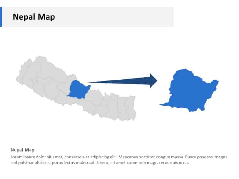 Editable Asia Maps in PowerPoint & Google Slides Theme 18