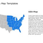 Editable US Maps PowerPoint Templates & Google Slides Theme 37