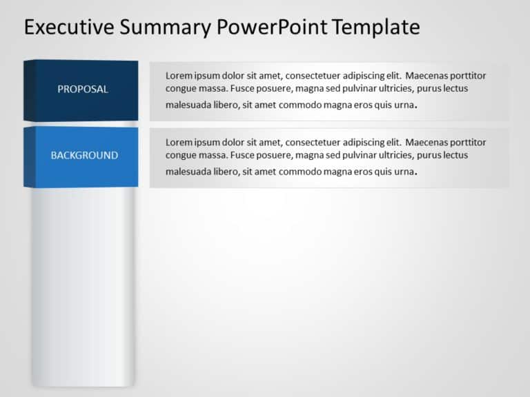 Animated Executive Summary 14 PowerPoint Template