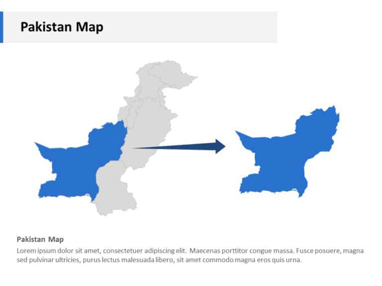 Editable Asia Maps in PowerPoint & Google Slides Theme 19