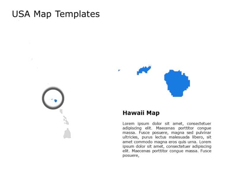 Editable US Maps PowerPoint Templates & Google Slides Theme 6