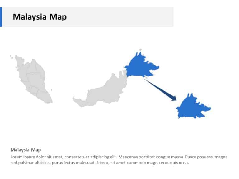 Editable Asia Maps in PowerPoint & Google Slides Theme 23