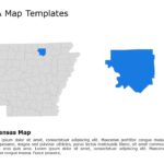 Editable US Maps PowerPoint Templates & Google Slides Theme 8