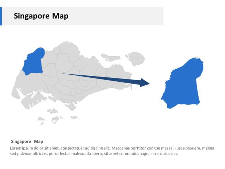 Editable Asia Maps in PowerPoint & Google Slides Theme 26