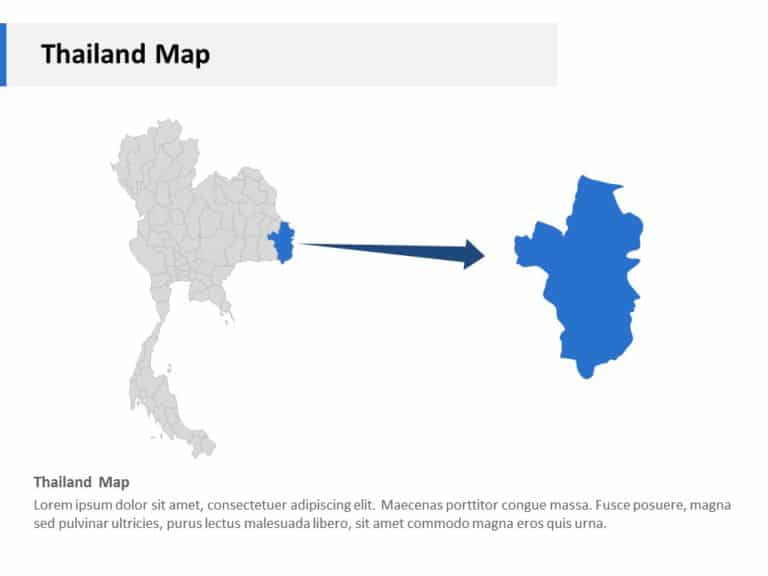 Editable Asia Maps in PowerPoint & Google Slides Theme 27