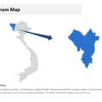 Editable Asia Maps in PowerPoint & Google Slides Theme 28