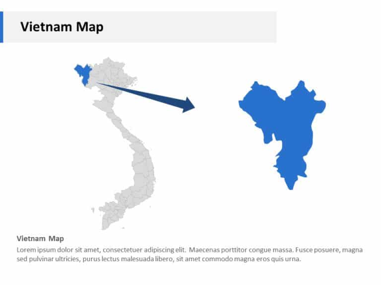 Editable Asia Maps in PowerPoint & Google Slides Theme 28