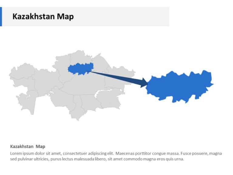 Editable Asia Maps in PowerPoint & Google Slides Theme 2