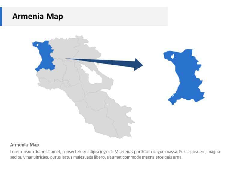 Editable Asia Maps in PowerPoint & Google Slides Theme 30