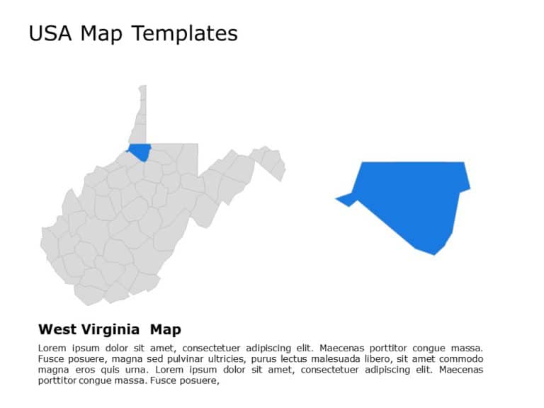 Editable US Maps PowerPoint Templates & Google Slides Theme 15