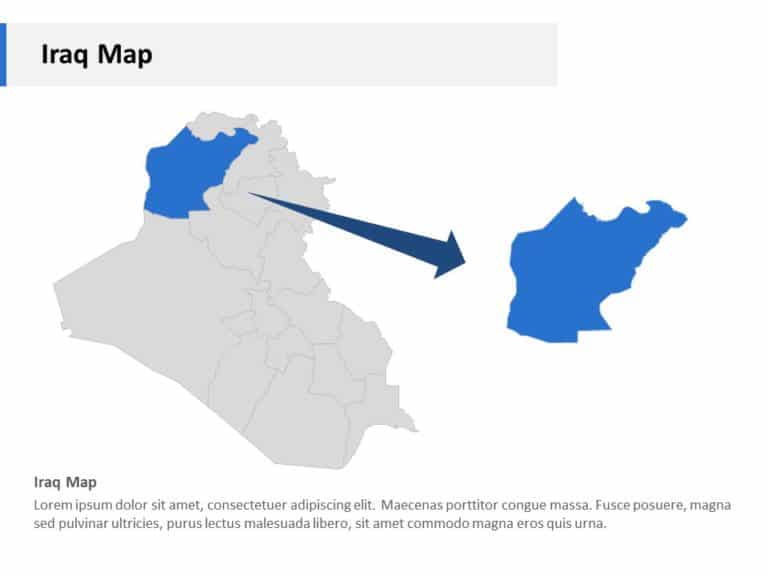 Editable Asia Maps in PowerPoint & Google Slides Theme 34