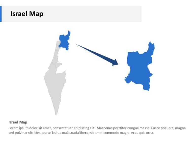 Editable Asia Maps in PowerPoint & Google Slides Theme 35