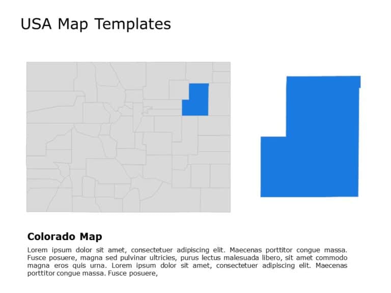 Editable US Maps PowerPoint Templates & Google Slides Theme 20