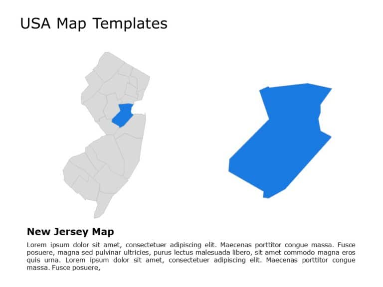 Editable US Maps PowerPoint Templates & Google Slides Theme 23