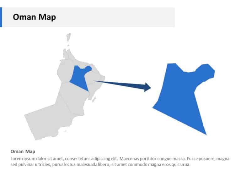 Editable Asia Maps in PowerPoint & Google Slides Theme 39