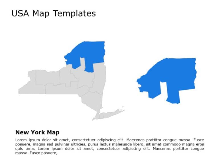 Editable US Maps PowerPoint Templates & Google Slides Theme 25