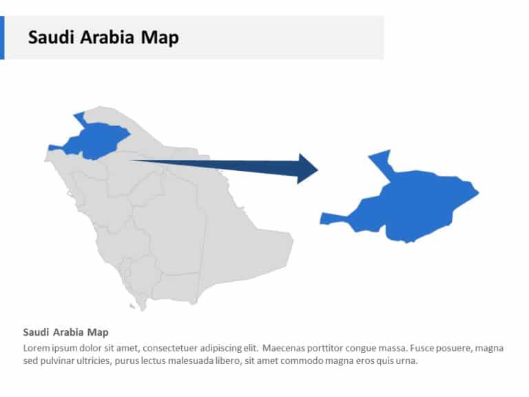 Editable Asia Maps in PowerPoint & Google Slides Theme 41