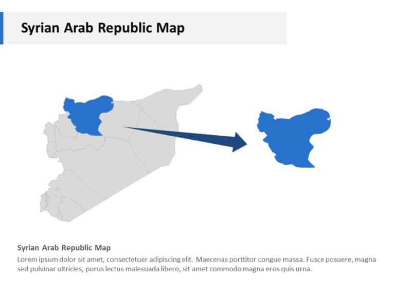 Editable Asia Maps in PowerPoint & Google Slides Theme 42