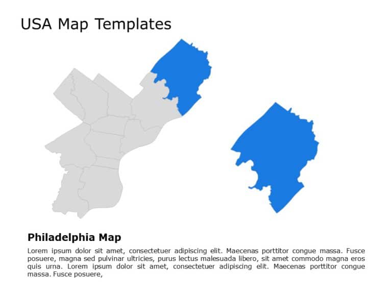 Editable US Maps PowerPoint Templates & Google Slides Theme 26