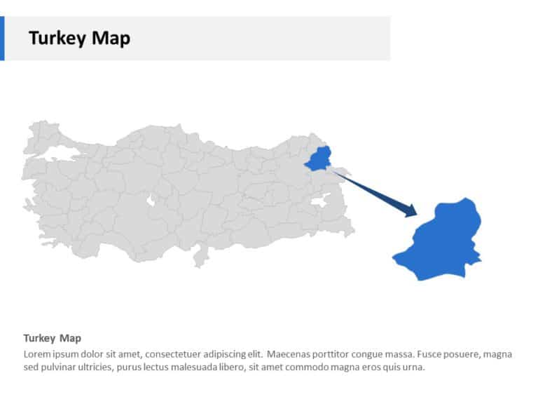 Editable Asia Maps in PowerPoint & Google Slides Theme 43