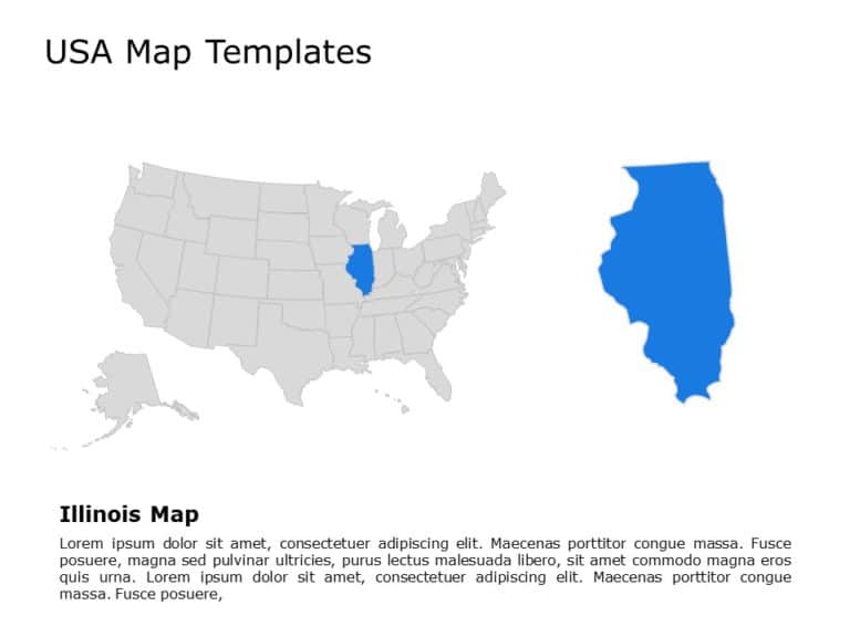 Editable US Maps PowerPoint Templates & Google Slides Theme 27