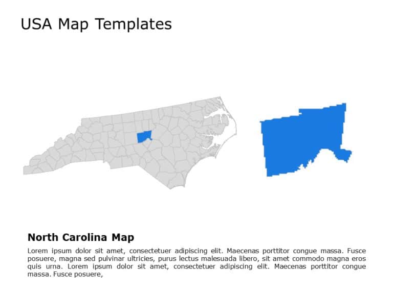 Editable US Maps PowerPoint Templates & Google Slides Theme 28