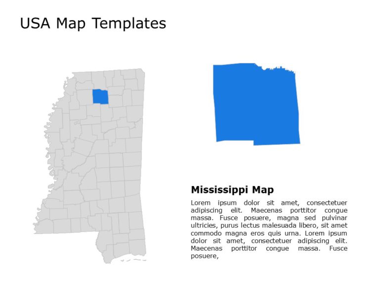Editable US Maps PowerPoint Templates & Google Slides Theme 32